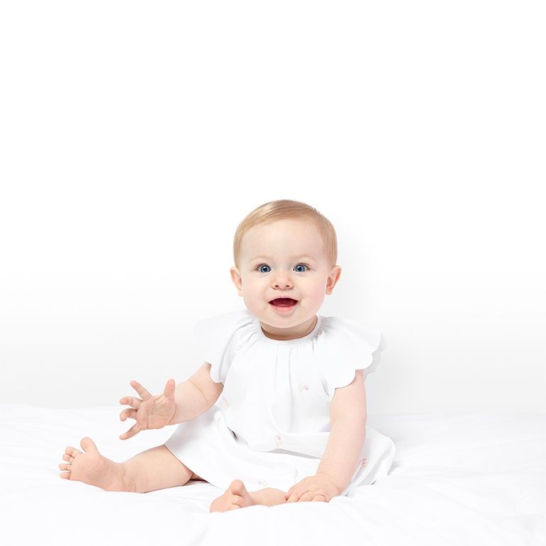 Robe naissance fille