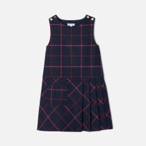 Robe chasuble en tartan enfant fille