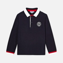  Polo bleu marine enfant garçon